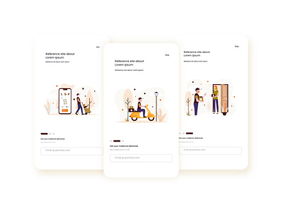 Ponnery mobile app illustrations