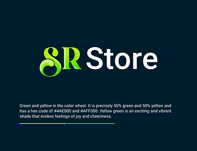 SR Store Logo art artwork branding design illustration illustrator logo vector