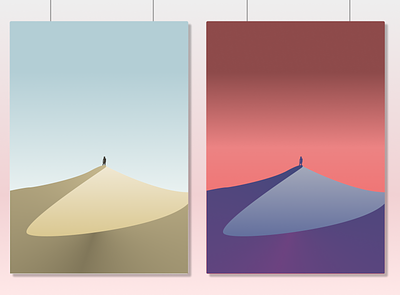 Desert Illustration art color desert design figma illustration illustration art sunset