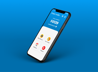 Clean India App Device Mockup