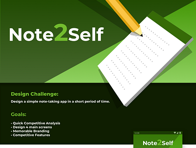 Note2Self Design Challenge