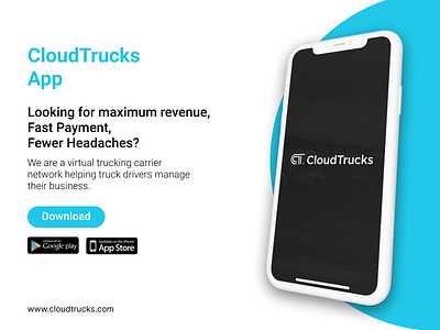 cloud trucks app 1 app cloud design online payment revenue simple trucks ui