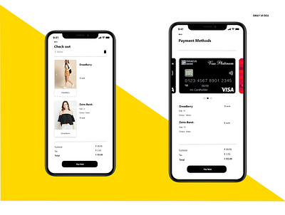 Daily UI 002 Checkout page 002 100days challenge app branding checkout daily ui dailyui dribbble interaction design interaction dribble dribblers page ui ux