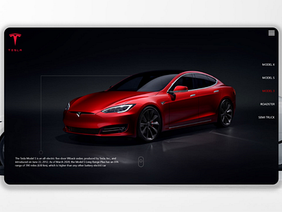 Tesla concept ui