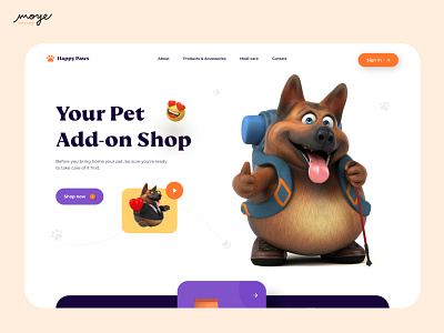Happy Paws - Pet store