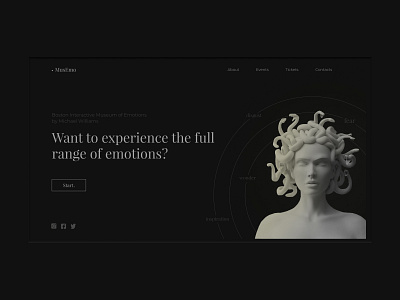 Interactive Museum of Emotions design museum web