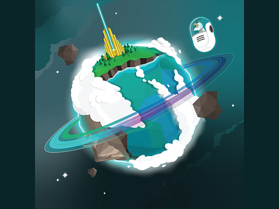 Own a Planet | NFT Concept design drawing illustration nft nft artist planet space vector