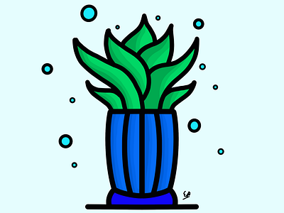 Procreate plant illustration art drawing grafic grafik illustration poster procreate vector