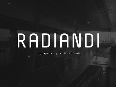 Radiandi Font font font collection font design typeface typeface design