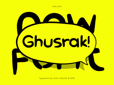 Ghursak font!