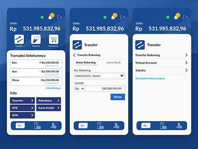 BCA Mobile Redesign (Mobile Banking App) bank dcdesign design mobile mobile app mobilebanking ui uidesign uiux ux