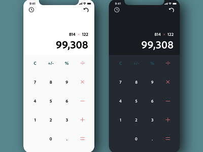 Daily UI 004 - "Calculator" app calculator calculator ui daily ui daily ui 009 dailyui dailyuichallenge design ui