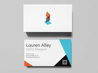 Daily UI 045 - "Info Card" 045 adobe branding business business card businesscard daily ui daily ui 045 daily ui challenge dailyui dailyuichallenge design info card logo qr code typography ui