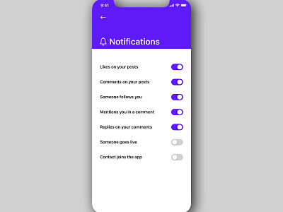Daily UI 049 - "Notifications"