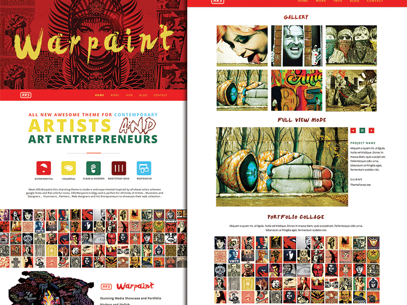 Warpaint Wordpress Theme @artytheme