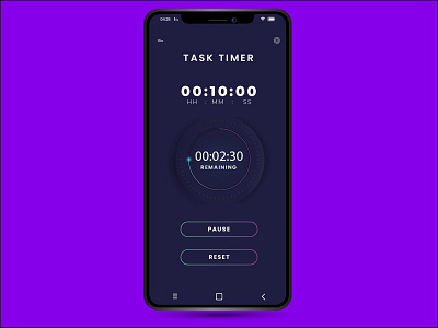 Timer App UI