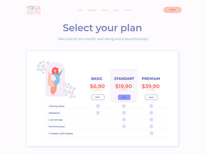 Pricing plan | UI design graphic design illustration pricing plan ui ui design ux vector web desing