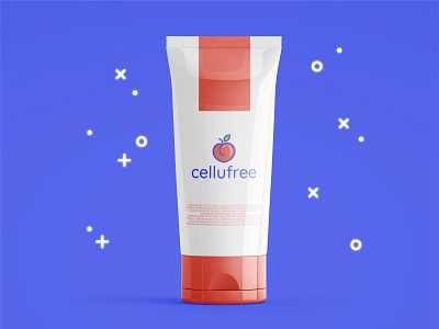 Logo and mockup design for a cosmetic brand Cellufree