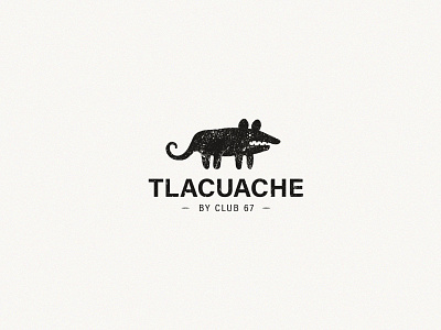 Logo for a night club Tlacuache