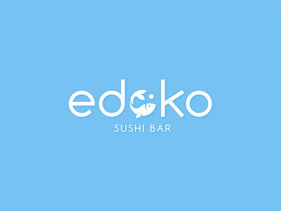 Fish logo design for sushi bar