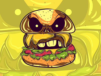 Burger Monster Character