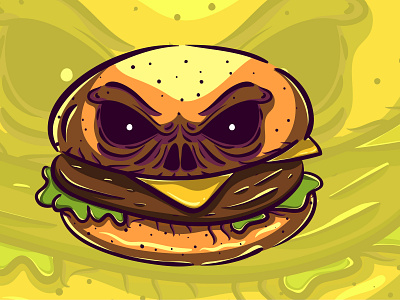 Burger Monster Character 1 01