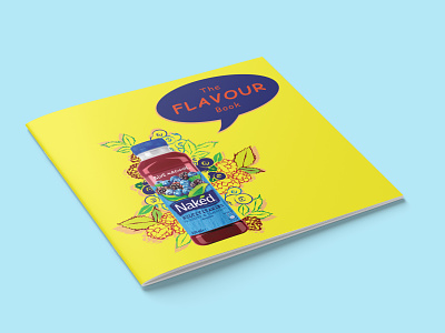 Illustrations as an entry for Naked Co brand identity branding colorful design illustration illustrator juices