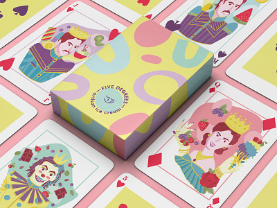 Card deck Illustration design carddeckdesign carddesign cardsdeck colorful design illustration illustrator playingcards