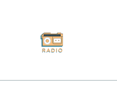 Day04 | RADIO #inktober2020 branding design font graphic icon illustration logo mark vector