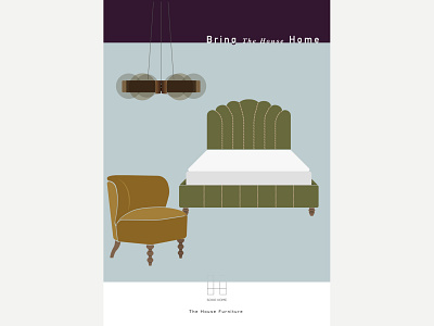 SOHO HOME / Furniture branding design illustration soho home