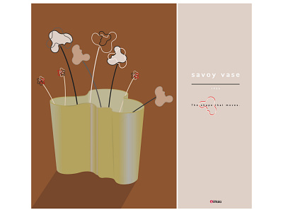 SAVOY VASE / The shape that moves.