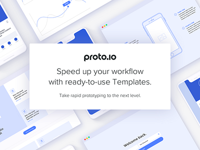 Speed up your workflow with Proto.io’s new Templates newfeature proto.io prototyping templates