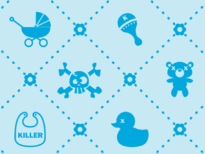 Baby Shower baby background design fun seamless shower