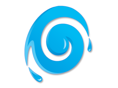 Galaxy Aquatics Logo branding design identity logo swirl water