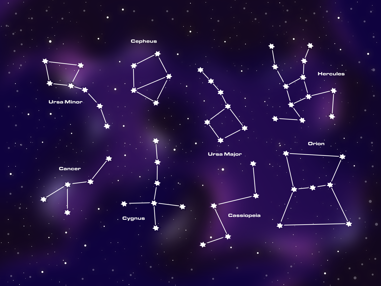 Constellations 🌌 by Cristina Varodi on Dribbble