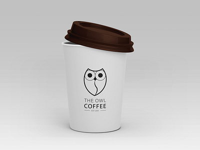 The Owl Coffee Mock-up animal logo branding coffee cup coffeeshop design flat flat design illustration logo minimal minimalist design minimalist logo mock up mockup mockups owl