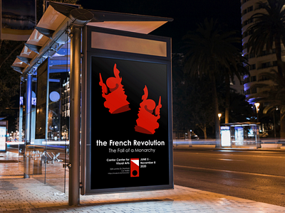 French Revolution Exhibition: Poster branding design event exhibit exhibition design illustration museum san jose state university university