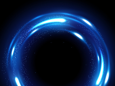 Rotating Blue Shiny With Sparks abstract adobe illustrator animation blue branding comet design fantastic flare futuristic illustration light meteor rotating shiny vector web