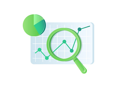 Chard illustration for marketing agency ads advertising business chart corporate illustration design diagram finance grow up icons illustration isometric marketing message money sale sheldue tool vector website