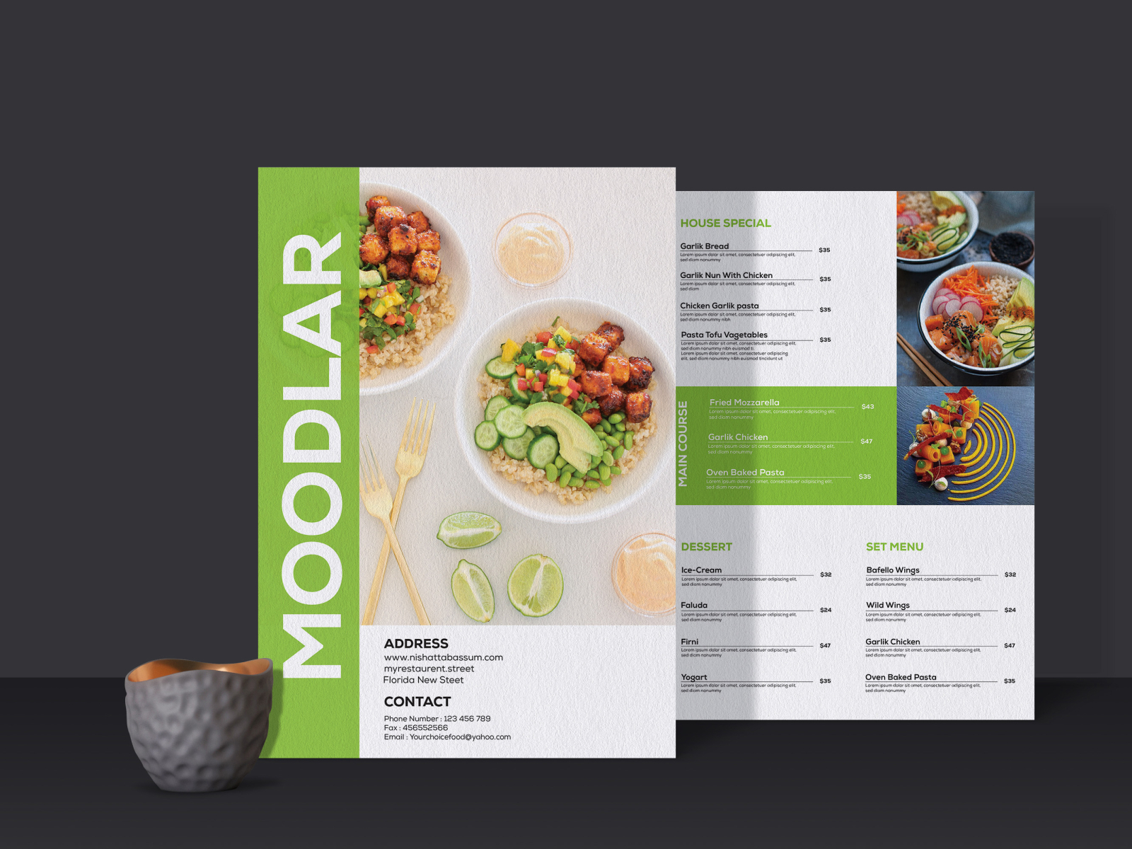 Food Menu Design by Nisat Tabassum on Dribbble