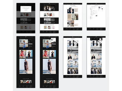 High-End Fashion Designer Website Re-Design app design boutique design fashion designer high end online shop redesign retailer ui design uidesign uiux ux design uxdesign website design