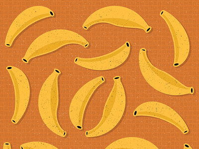 Banana Design artwork banana pattern banana prints bananas design digital digital art draw everyday fruit fruit art fruit illustration illustration modern pattern society6