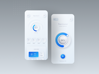 Neumorphic Smart Home App