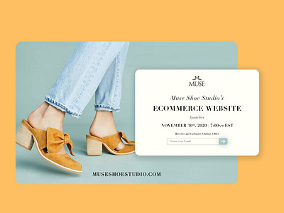 Shoe Boutique eCommerce Launch Announcement