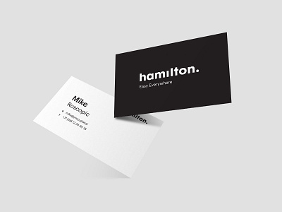 Hamilton Business Card Design branding business card design hamilton