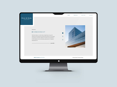 Drost & Krale Advocaten Web Design