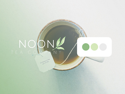 Noon Tea Company Logo Design