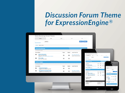 Fred - a Discussion Forum Theme for ExpressionEngine® expressionengine forum theme