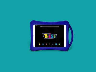 RISE Pad - Custom Android Tablet and Case clean design graphic design hardware illustrator industrial logo solidworks ux