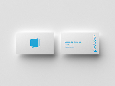 Podbook - Visual Identity branding clean design flat graphic design illustration illustrator logo minimal